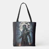 Halloween Steampunk Frankensteins Monster Tasche (Rückseite)