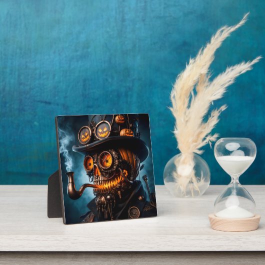 Halloween Steampunk Gothic Jack-O-Lantern Fotoplatte (InSitu)