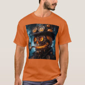 Halloween Steampunk Gothic Jack-O-Lantern T-Shirt (Vorderseite)