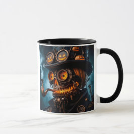 Halloween Steampunk Gothic Jack-O-Lantern Tasse
