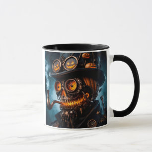 Halloween Steampunk Gothic Jack-O-Lantern Tasse