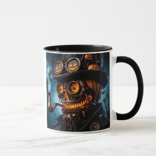 Halloween Steampunk Gothic Jack-O-Lantern Tasse