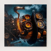 Halloween Steampunk Gothic Kürbis Puzzle (Horizontal)