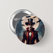 Halloween Steampunk Gothic Zombie Vampir Button (Vorne & Hinten)