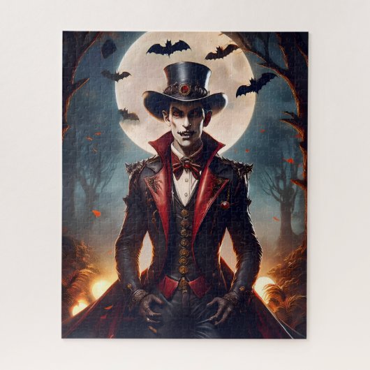 Halloween Steampunk Gothic Zombie Vampir Puzzle (Vertikal)