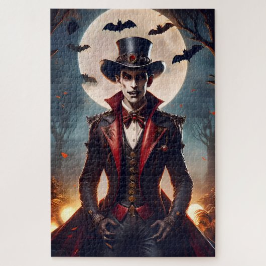 Halloween Steampunk Gothic Zombie Vampir Puzzle (Vertikal)
