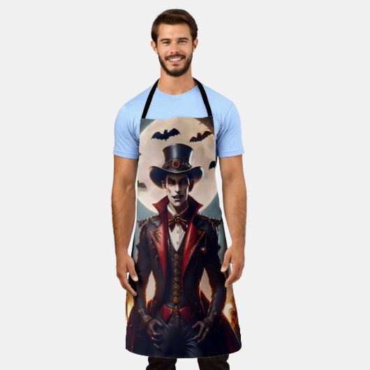 Halloween Steampunk Gothic Zombie Vampir Schürze (Getragen)
