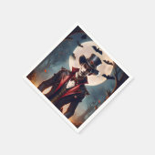 Halloween Steampunk Gothic Zombie Vampir Serviette (Ecke)
