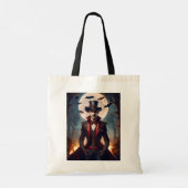 Halloween Steampunk Gothic Zombie Vampir Tragetasche (Rückseite)