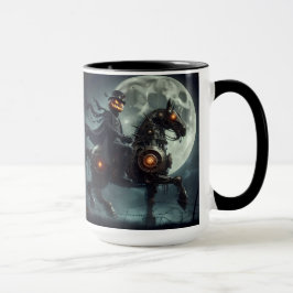 Halloween Steampunk Headless Horseman Tasse