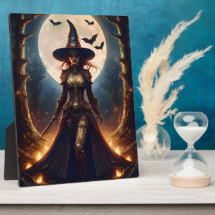 Halloween Steampunk Hexenwald Fotoplatte