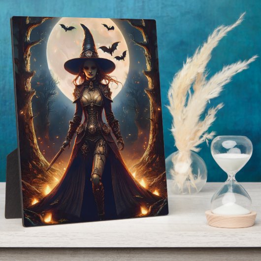 Halloween Steampunk Hexenwald Fotoplatte (Seite)