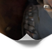 Halloween Steampunk Jack-O-Lantern Horseman Poster (Ecke)