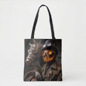 Halloween Steampunk Jack-O-Lantern Horseman Tasche (Vorderseite)