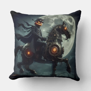 Halloween Steampunk Kopfloser Reiter Kissen