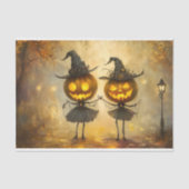 Halloween Steampunk Pumpkin Hexen OM8 Decoupage Seidenpapier (Vorderseite)