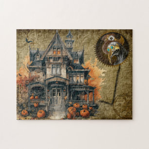 Halloween-Steampunk-Rätsel Puzzle