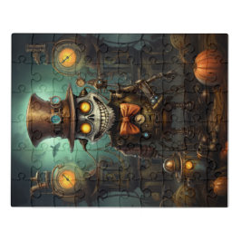Halloween Steampunk Skeleton man Puzzle