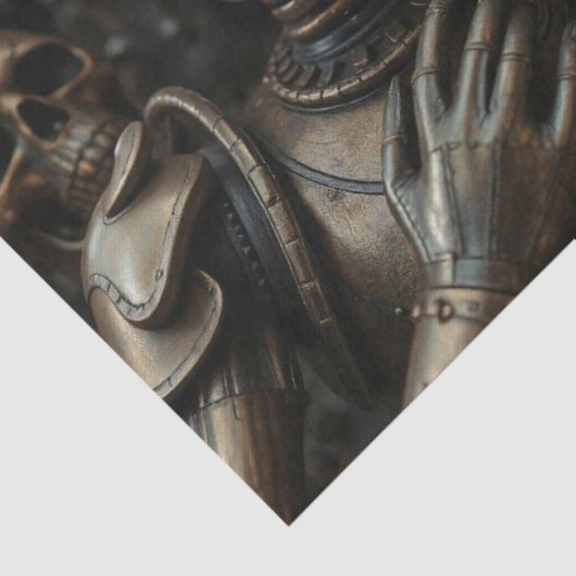 Halloween Steampunk Skeleton Seidenpapier (Detail)