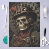 Halloween Steampunk Skeleton Seidenpapier (Handwerk)