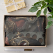 Halloween Steampunk Skeleton Seidenpapier (Geschenk)