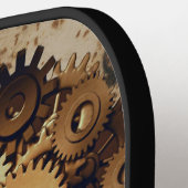 Halloween Steampunk Skull Pickleball Paddle (Linke Seite)