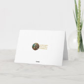 Halloween Steampunk Southern Gentleman Zombie Karte (Rückseite)