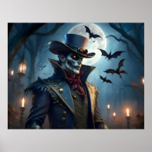 Halloween Steampunk Southern Gentleman Zombie