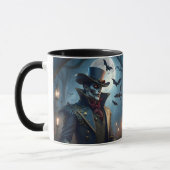 Halloween Steampunk Southern Gentleman Zombie Tasse (Links)