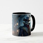 Halloween Steampunk Southern Gentleman Zombie Tasse (VorderseiteRechts)