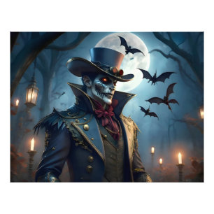 Halloween Steampunk Southern Gothic Zombie Fotodruck