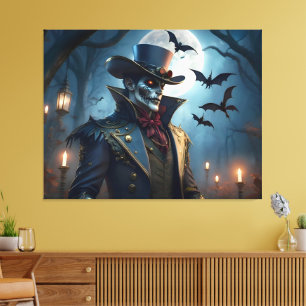 Halloween Steampunk Southern Gothic Zombie Leinwanddruck