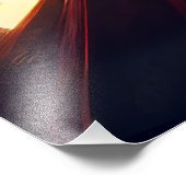 Halloween Steampunk Vampire Zombie Fotodruck (Ecke)