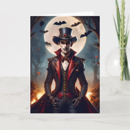 Halloween Steampunk Vampire Zombie Karte