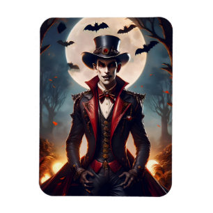 Halloween Steampunk Vampire Zombie Magnet