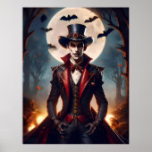 Halloween Steampunk Vampire Zombie Poster (Vorne)