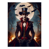Halloween Steampunk Vampire Zombie Poster (Vorderseite)