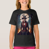 Halloween Steampunk Vampire Zombie T-Shirt (Vorderseite)
