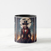 Halloween Steampunk Vampire Zombie Tasse (Zentrum)
