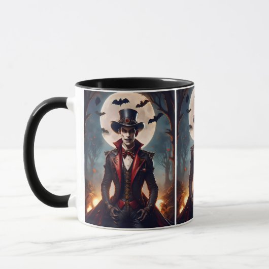 Halloween Steampunk Vampire Zombie Tasse (Links)