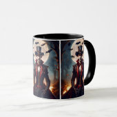Halloween Steampunk Vampire Zombie Tasse (VorderseiteRechts)