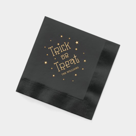 Halloween-Sterne für Trick oder Trete Servietten Mit Folie (Links)