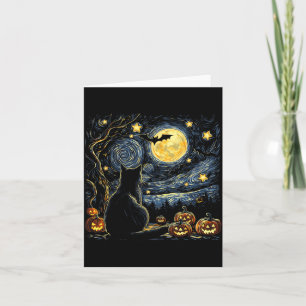 Halloween Sternenkunst Nachthimmel Kunstmalerei Sc Karte