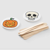 Halloween Stick Faces - Doppelseitige Party-Props Fächer (Non-assembled)