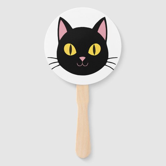 Halloween Stick Faces - Doppelseitige Party-Props Fächer (Rückseite)