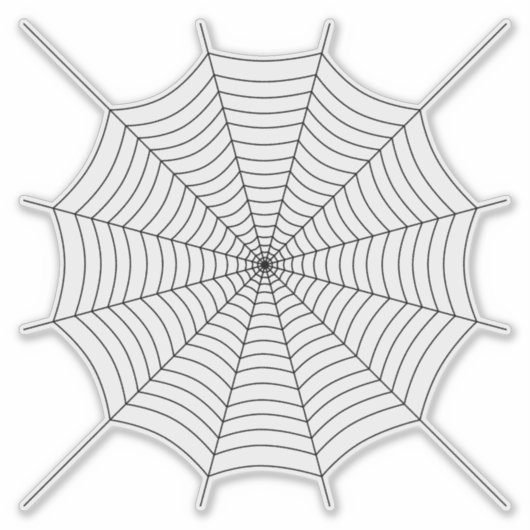 Halloween-Sticker Aufkleber (Vorderseite)