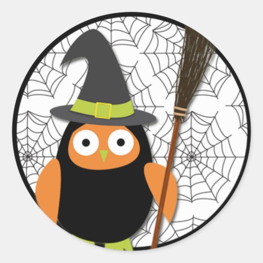 Halloween Sticker - Owl (Vorderseite)