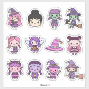 Halloween-Sticker-Pack Aufkleber