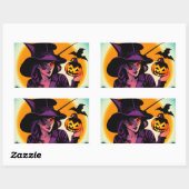 Halloween-Sticker Rechteckiger Aufkleber (Blatt)