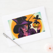 Halloween-Sticker Rechteckiger Aufkleber (Umschlag)
